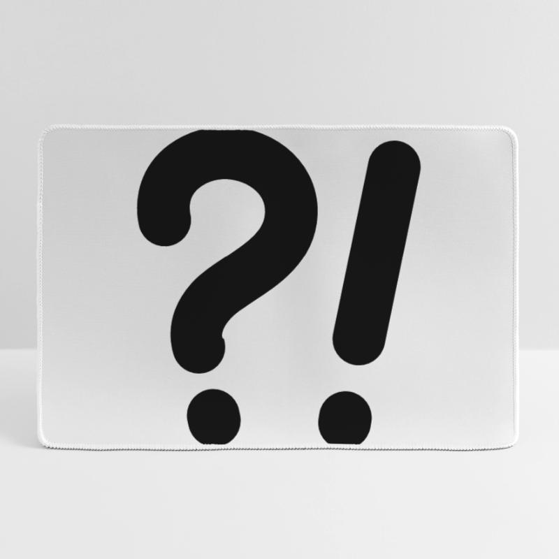 Points d’interrogation et points d’exclamation Grand tapis de souris gamer