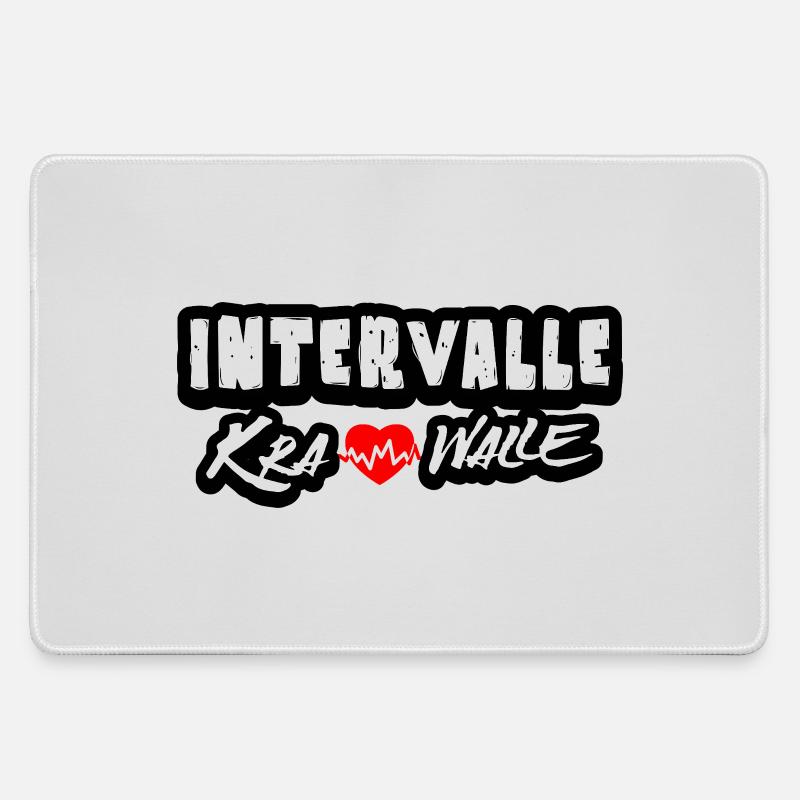 Intervals riots - Large Gaming Mouse Mat - grey