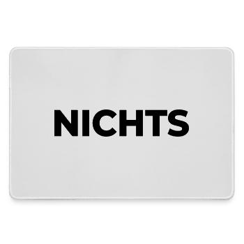 Nothing - just nothing | Nothing at all | Gift - Large Gaming Mouse Mat - grey - Front