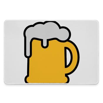 Bierkrung | Beer Mug - Grand tapis de souris gamer - bruyère - Devant
