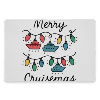 Merry Cruise Mas Croisière de Noël drôle - Grand tapis de souris gamer - bruyère - Devant
