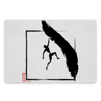 Flatland Climber 7 - Mousepad groß für Gamer - Grau - Vorne