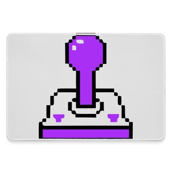 Arcade Joystick Retro Konsole - Mousepad groß für Gamer - Grau - Vorne