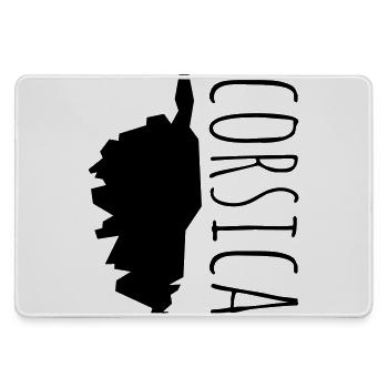 corsica - Mousepad groß für Gamer - Grau - Vorne