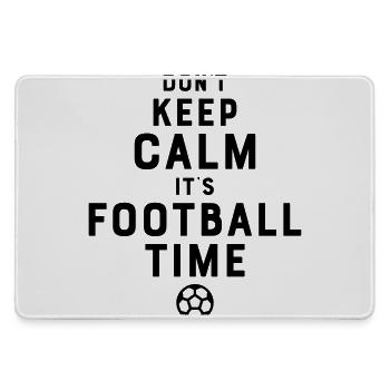 Football Time - Grand tapis de souris gamer - bruyère - Devant