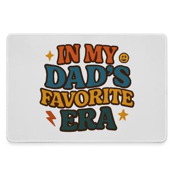 In My Dad's Favorite Era Daughter Families Humor - Large Gaming Mouse Mat - grey - Front