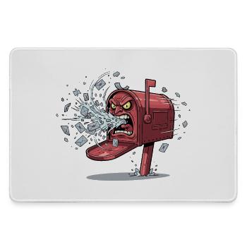 Épidémie de boîte aux lettres en colère - Grand tapis de souris gamer - bruyère - Devant