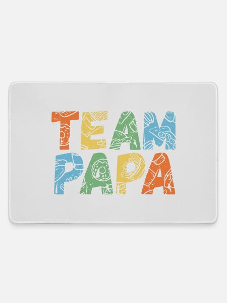 Mutter Team Mama - Mousepad groß für Gamer - Grau