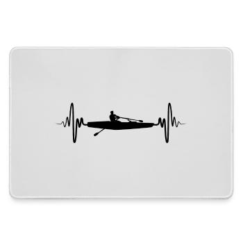 Rowing Sculling - Large Gaming Mouse Mat - grey - Front