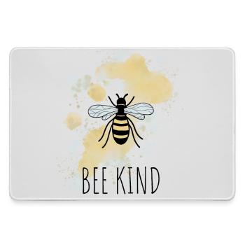 Biene Be Bee Kind - Mousepad groß für Gamer - Grau - Vorne