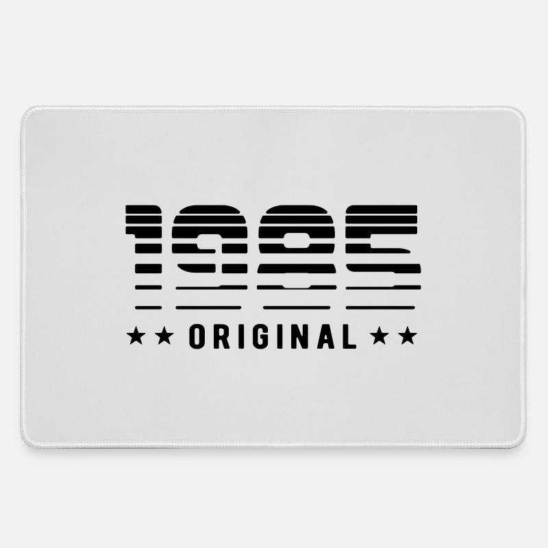 Original 1985 Limited Edition - Birthday - Large Gaming Mouse Mat - grey