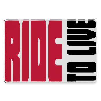 Coole Sprüche für echte Biker - Mousepad groß für Gamer - Grau - Vorne