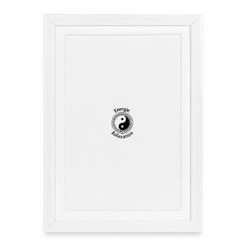 yin yang ENERGIE RELAXATION - Affiche encadrée (27 × 37 cm) - blanc - Devant