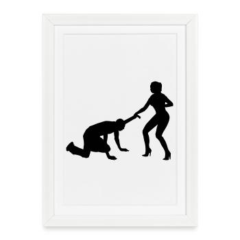 Baccalauréat - Affiche encadrée (27 × 37 cm) - blanc - Devant