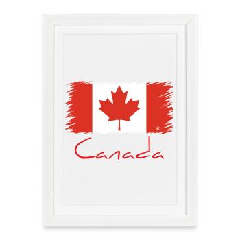 Canada - Framed poster (27 × 37 cm) - white - Front