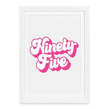 Ninety-five 95th Birthday Women Her 95 Years Old - Framed poster (27 × 37 cm) - white - Front