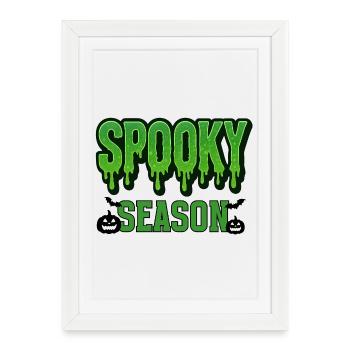 Spooky Season Illustration - Framed poster (27 × 37 cm) - white - Front