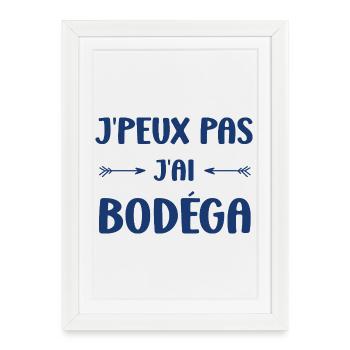 I can't I have Bodéga - Framed poster (27 × 37 cm) - white - Front