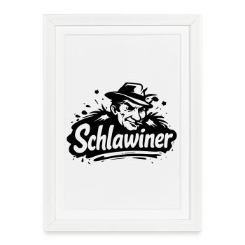 Schlawiner - Framed poster (27 × 37 cm) - white - Front