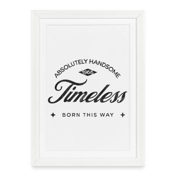 Vintage Born This Way – Absolutely Handsome 60 - Framed poster (27 × 37 cm) - white - Front