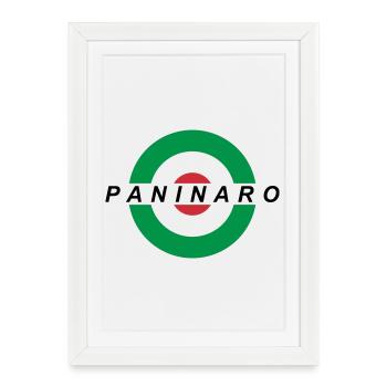 Paninaro - Affiche encadrée (27 × 37 cm) - blanc - Devant