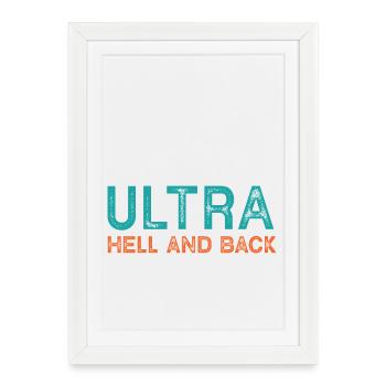 Ultra – Hell and Back - Framed poster (27 × 37 cm) - white - Front