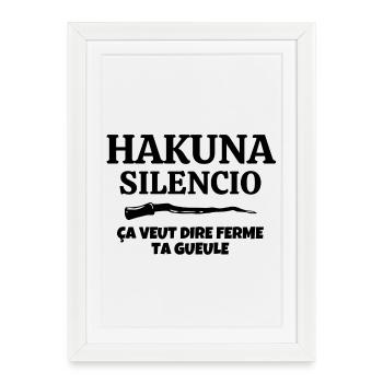 magie, sorcier, potion magique, jeter un sort - Affiche encadrée (27 × 37 cm) - blanc - Devant