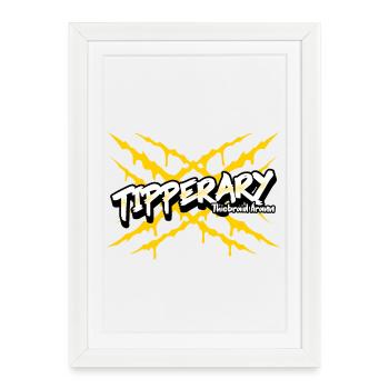 Tipperary County Ireland - Framed poster (27 × 37 cm) - white - Front