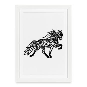 Mandala Tölter - Framed poster (27 × 37 cm) - white - Front