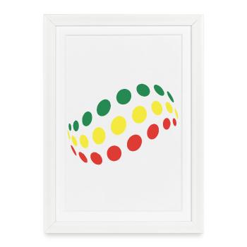 Logo_BBR_2 - Affiche encadrée (27 × 37 cm) - blanc - Devant