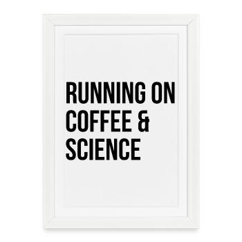 Science Science Science - Affiche encadrée (27 × 37 cm) - blanc - Devant
