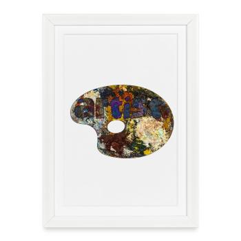 artist - Artiste - Affiche encadrée (27 × 37 cm) - blanc - Devant