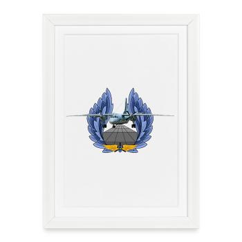 An-26 - Affiche encadrée (27 × 37 cm) - blanc - Devant