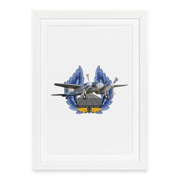 Moustique - Affiche encadrée (27 × 37 cm) - blanc - Devant