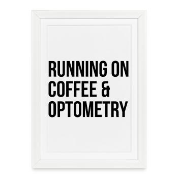 Optometry Optometry Optometry - Framed poster (27 × 37 cm) - white - Front