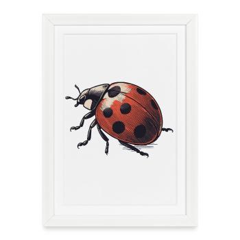 Mutschekiepchen - Affiche encadrée (27 × 37 cm) - blanc - Devant