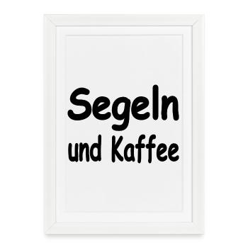 Sail - Framed poster (27 × 37 cm) - white - Front