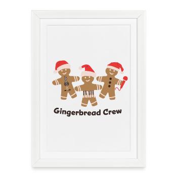 Musique du Gingerbread Crew - Affiche encadrée (27 × 37 cm) - blanc - Devant