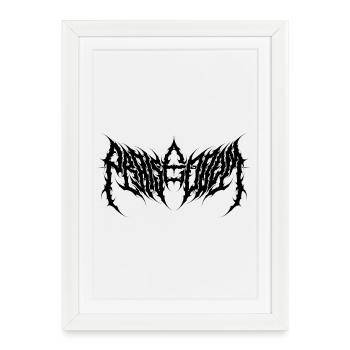 Praise Doom - black - Framed poster (27 × 37 cm) - white - Front