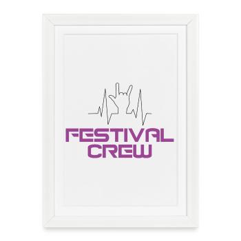 Équipe du festival - Affiche encadrée (27 × 37 cm) - blanc - Devant
