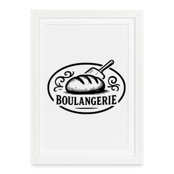 bakery - Framed poster (27 × 37 cm) - white - Front