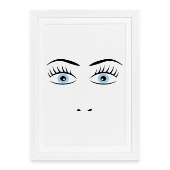 2541614 15417884 eye - Framed poster (27 × 37 cm) - white - Front