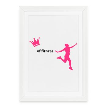sport - Affiche encadrée (27 × 37 cm) - blanc - Devant