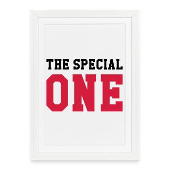 The Special One - Affiche encadrée (27 × 37 cm) - blanc - Devant