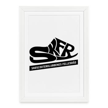 skfr_svart - Framed poster (27 × 37 cm) - white - Front