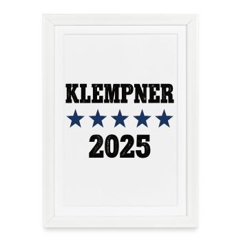 2025 Plumber Profession Plumbing Job Work Apprenticeship - Framed poster (27 × 37 cm) - white - Front