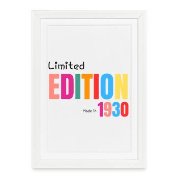 Limited edition Made in 1930 - Framed poster (27 × 37 cm) - white - Front