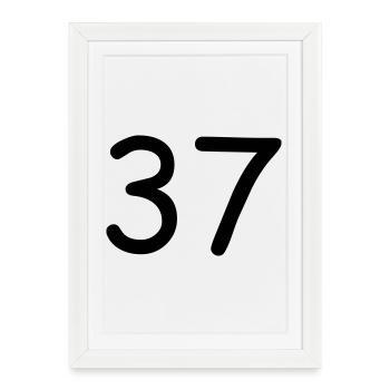 37 - Framed poster (27 × 37 cm) - white - Front