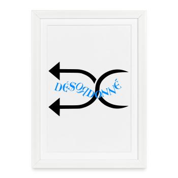 Sorry - Framed poster (27 × 37 cm) - white - Front