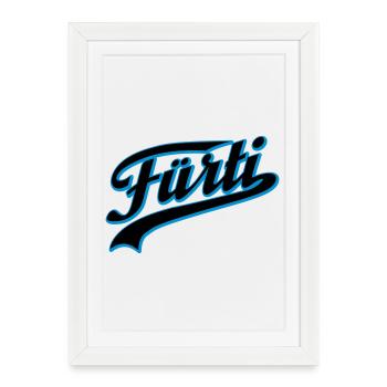 Fürti | Bayern | Verabschiedung | Wiesen | - Affiche encadrée (27 × 37 cm) - blanc - Devant